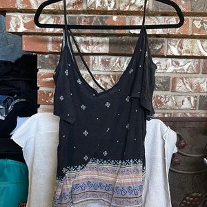 Crop Shirt with peekaboo shoulders